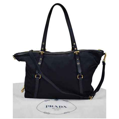 prada blue check tote bag|prada blue nylon bag.